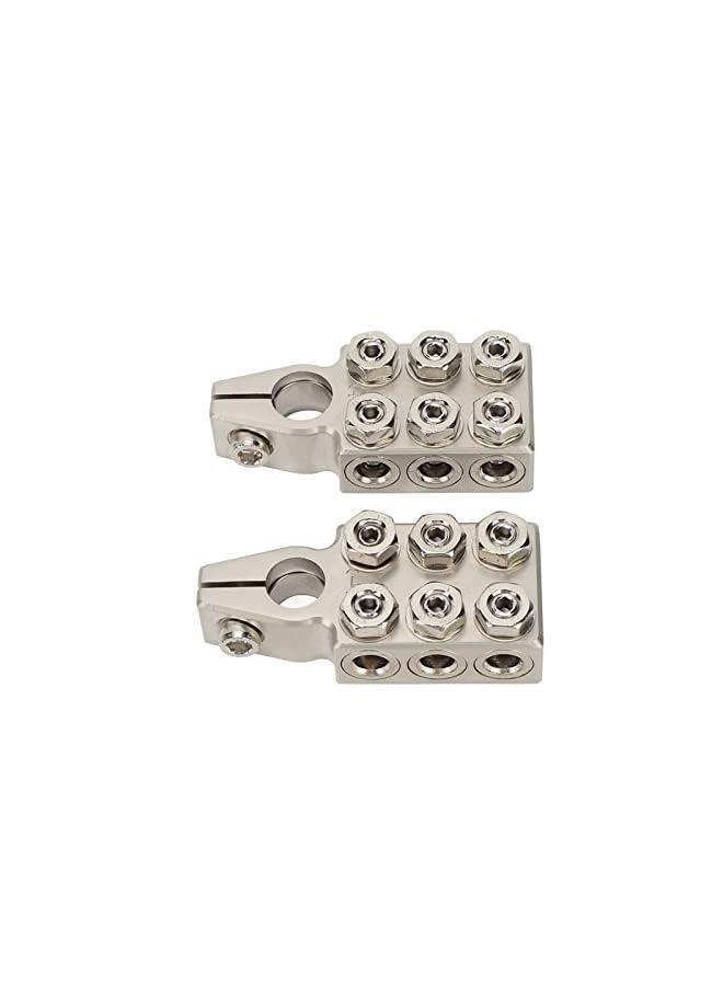 PROMASS Acid Battery Terminal Connector, Battery Terminal Clamps 1 Pair Zinc Alloy Rugged for Car - Image 2