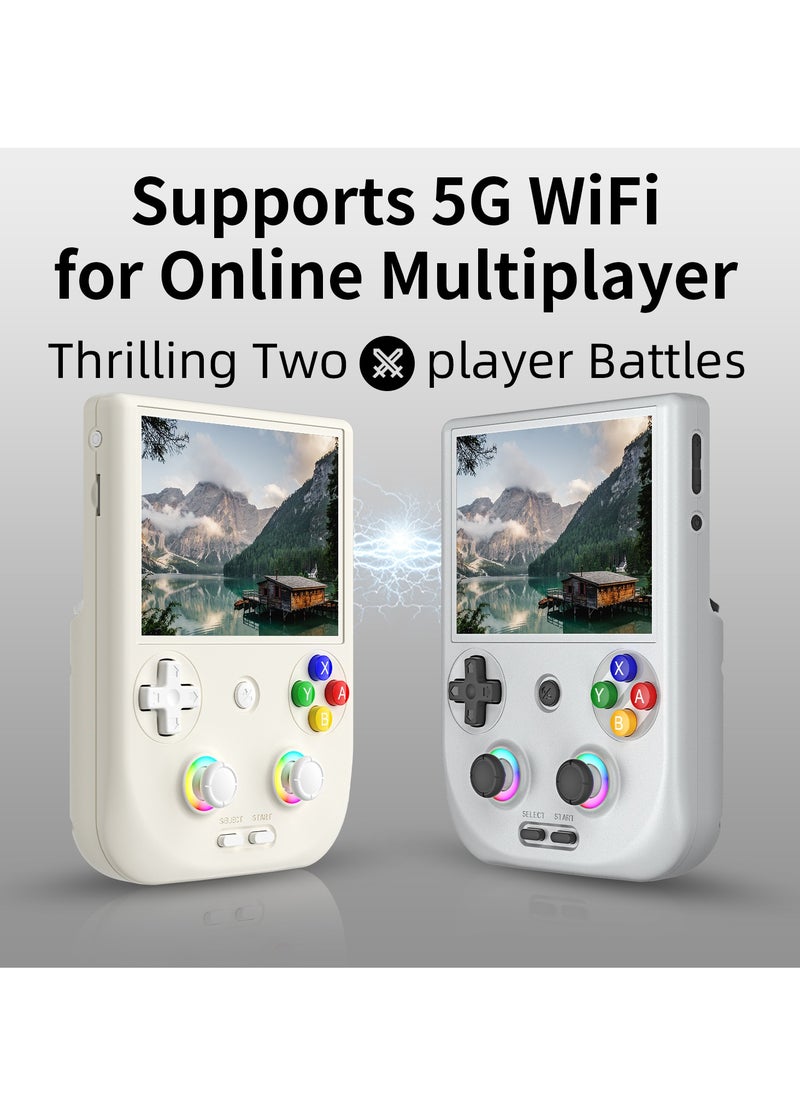 ANBERNIC RG406V Handheld Game Console Unisoc T820 Android 13 4-inch IPS multi-touch screen 5500mAh 5G WIFI Bluetooth Retro Video Players (White 128G) - pzsku/Z161E55984D2183026027Z/45/_/1726972200/95eaf45a-3cae-4716-95d7-677cb36178fd