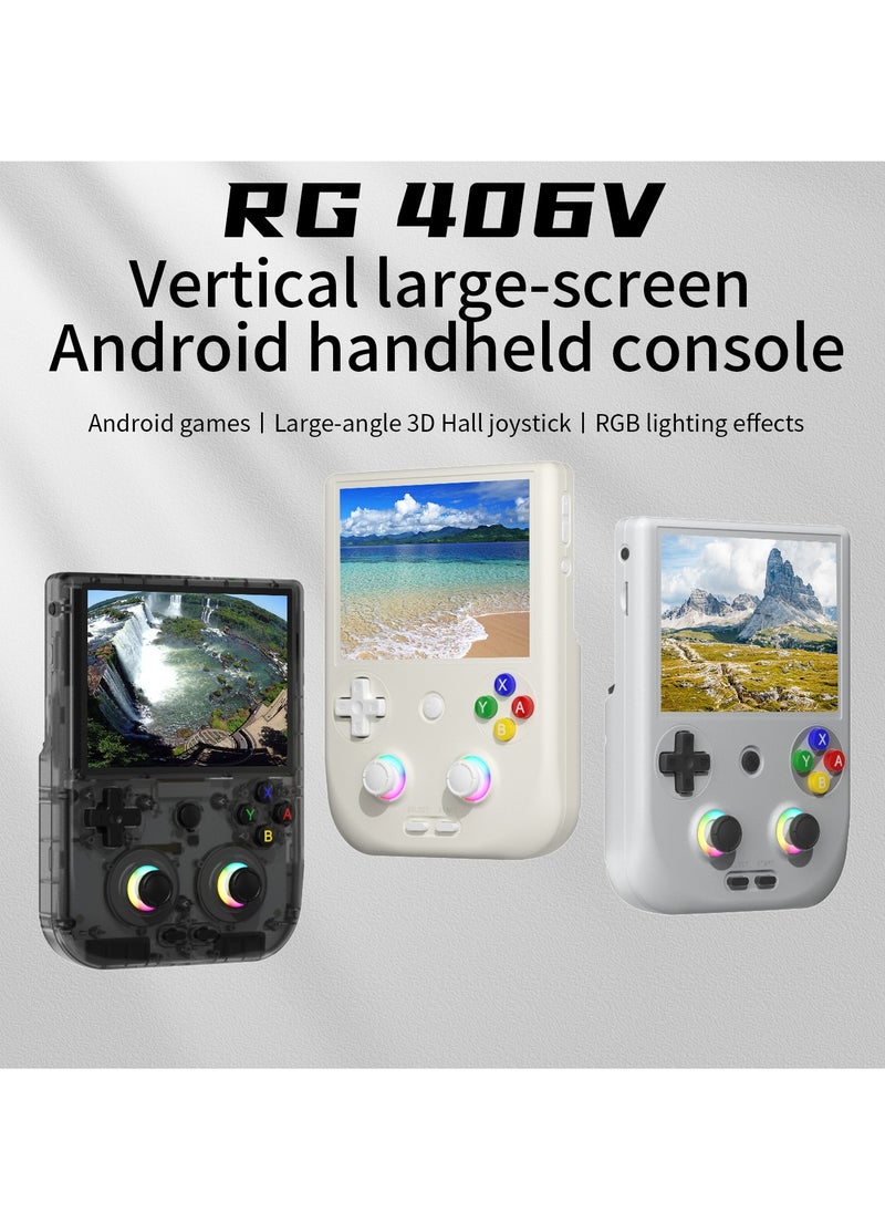 ANBERNIC RG406V Handheld Game Console Unisoc T820 Android 13 4-inch IPS multi-touch screen 5500mAh 5G WIFI Bluetooth Retro Video Players (White 128G) - pzsku/Z161E55984D2183026027Z/45/_/1726972623/d1f5355e-d00e-4c3a-ab38-d653a18c754f