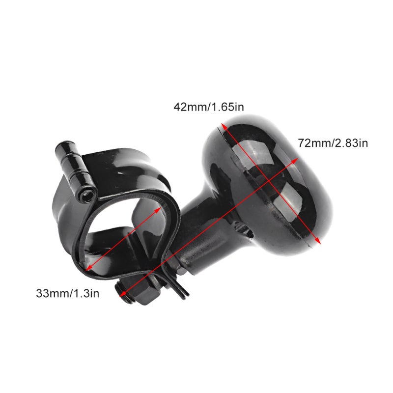 Steering Wheel Spinner 2in ABS Aluminum - Heavy Duty Clamp Steering Wheel Knob for Car Truck Vehicle Steering - Image 4