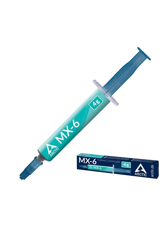 ARCTIC MX-6 (8 g) - Ultimate Performance Thermal Paste for CPU, Consoles, Graphics Cards, laptops, Very high Thermal Conductivity, Long Durability, Non-Conductive, CPU Thermal Paste - Image 1