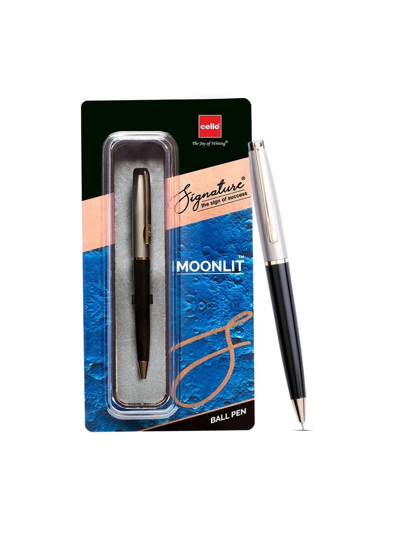 Cello Cello Signature Moonlit Ball Pen Pack of 1 Premium Metal Ball Pen - Image 1