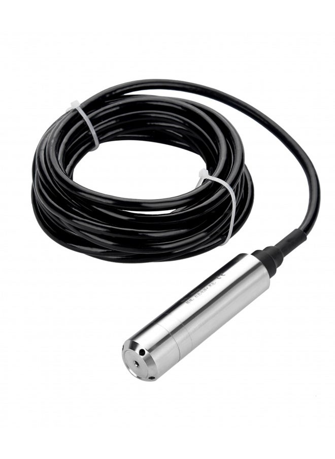 Jectse Submersible Level Sensor 4-20mA, Throw-In Type Liquid Level Sensor,24V DC Input Liquid Level Transmitter,0-5M Measuring Range  - Image 1