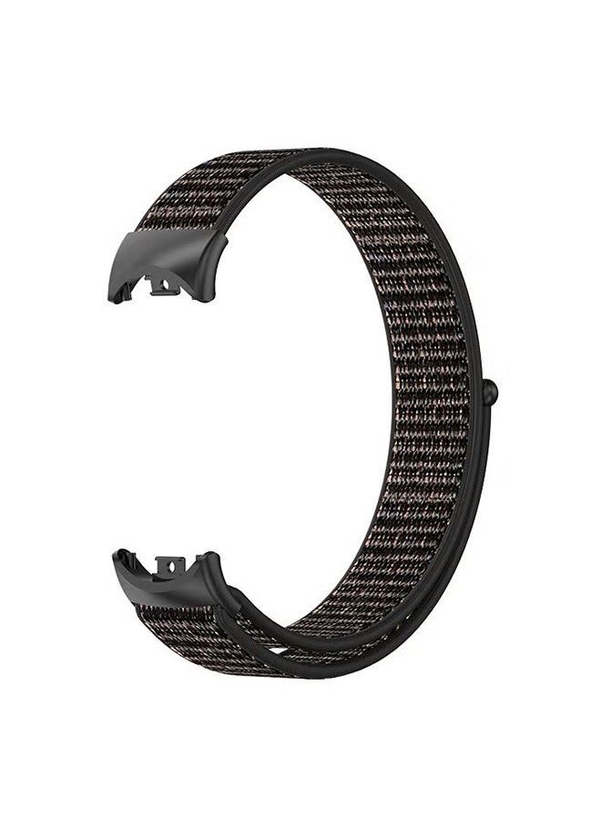 حزام نايلون مكون من 4 قطع متوافق مع سوار Xiaomi الذكي 8/9/10، حزام ناعم قابل للتعديل للرجال والنساء - Image 4