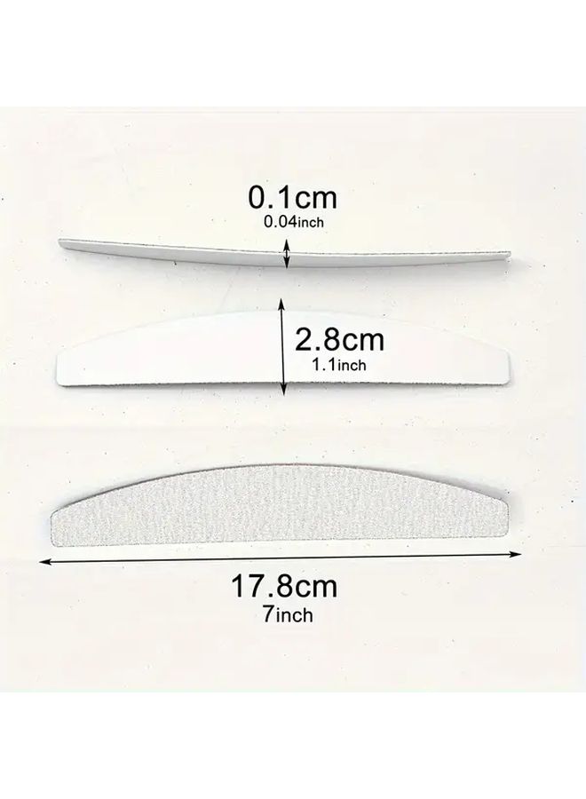 100 Pcs Detachable Nail Files With Grit 80 100 180 240 And Stainless Steel Sheet For Manicure Pedicure - Image 4