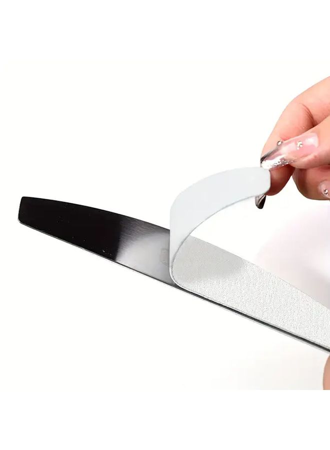100 Pcs Detachable Nail Files With Grit 80 100 180 240 And Stainless Steel Sheet For Manicure Pedicure - Image 5