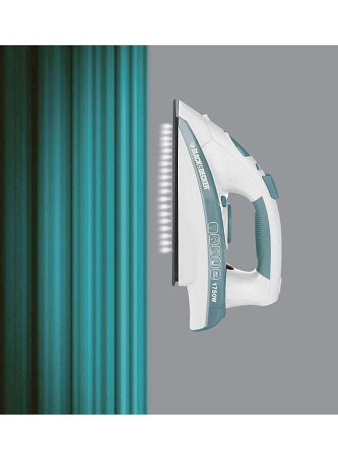 BLACK+DECKER Steam Iron 1750W 1750 W 1404-047 White/Green - Image 4
