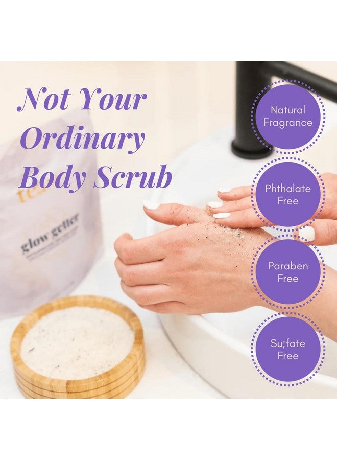 Tease Tea Exfoliating Body Scrub - Glow Getter Organic Body Scrub made with Organic Sugar Cane, Earl Grey Tea, Organic Coconut Oil, and Vitamin E for a Skin so Soft and Glowing Skin - Image 5
