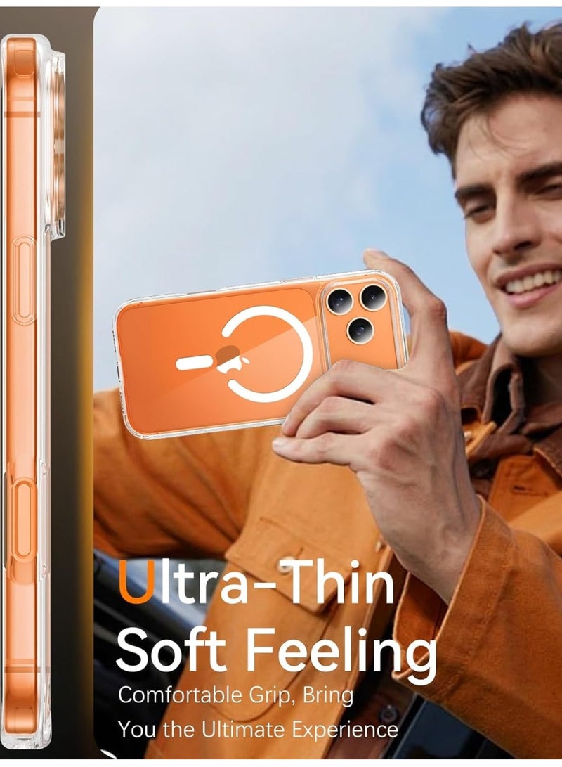 Clear Case for iPhone 17 Pro Max, Compatible with MagSafe, Military Grade Drop Protection, Shockproof, Slim Clear Magnetic Phone Case for iPhone 17 Pro Max 6.9 inch 2025 New, Clear - Image 3