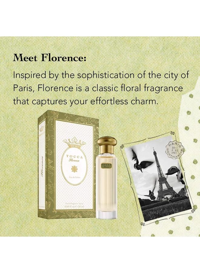 Tocca Women's Perfume, Florence Fragrance - Classic Floral, Bregamot, Pear, Gardenia, Hand-Finished Bottle, 0.68 oz. (20 ml) - Image 4