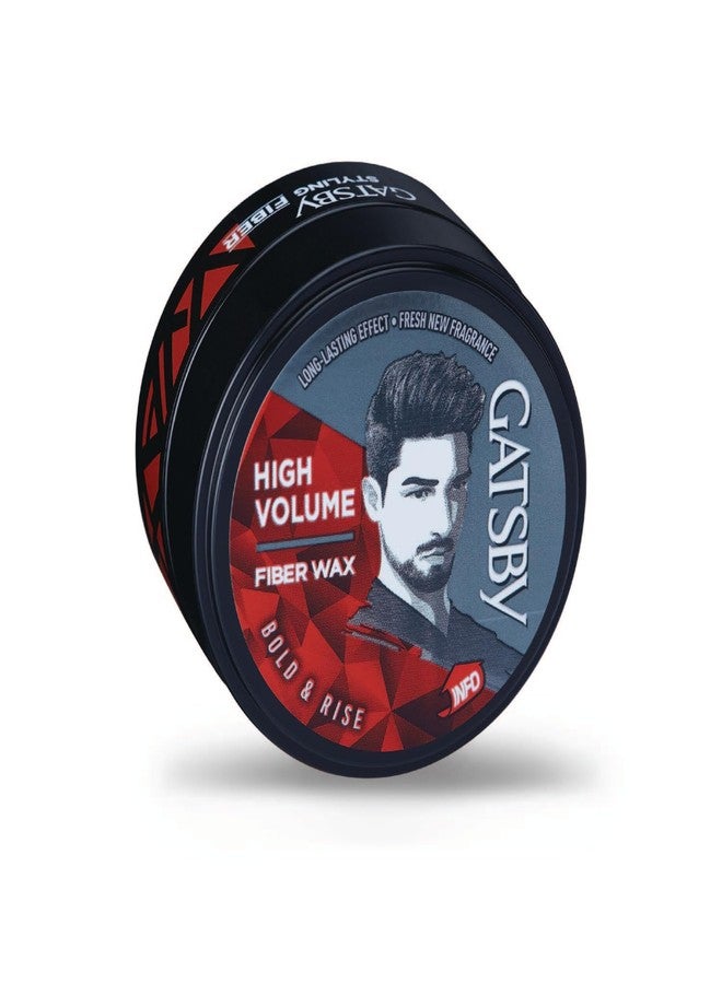 Gatsby Styling Fiber Hair Wax - Bold & Rise 25gm (Set of 3) | High Volume, Natural Finish, Strong Hold, Anytime Re-Stylable & Easy Wash Off | For High Quiff Hair Style | Hair Styling Wax for Men - Image 5