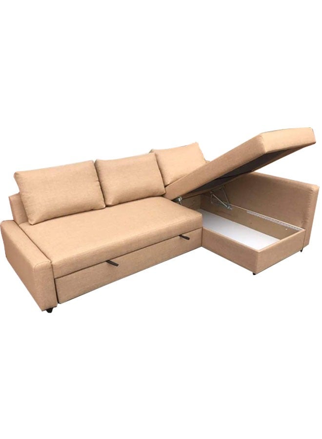 كرنك أريكة سرير قابلة للتحويل من كارناك بيج مع مساحة تخزين - أريكة عصرية على شكل حرف L قابلة للسحب لغرفة المعيشة - Image 4