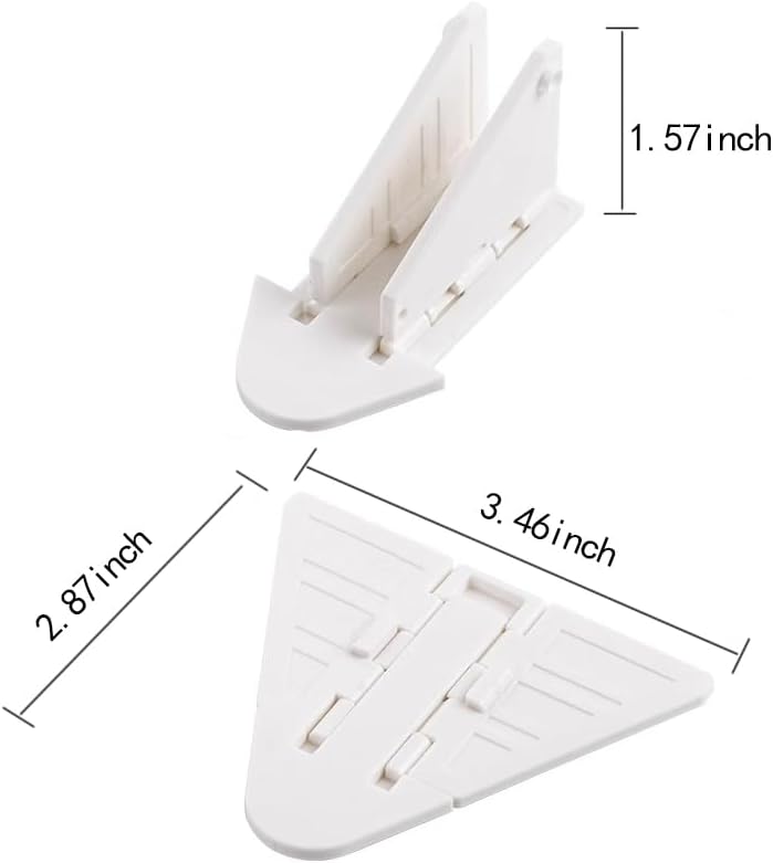 Sliding Glass Door Lock Security  3 Pack Child Safety Locks for Patio Slide Doors Child Proof Window Lock Double Guard Kids Pets Safe Slider Door Latch Stop Bar Easy Installation Without Drilling - Image 2