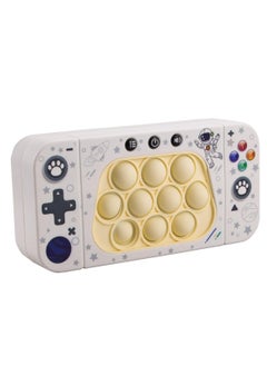 Quick Push Game Console, Bubble Stress Puzzle Pop Light Up Game, Fidget Travel Games, Exercises Reaction Ability, Improves Concentration, Gift Idea for Kids & Teens Boys & Girls