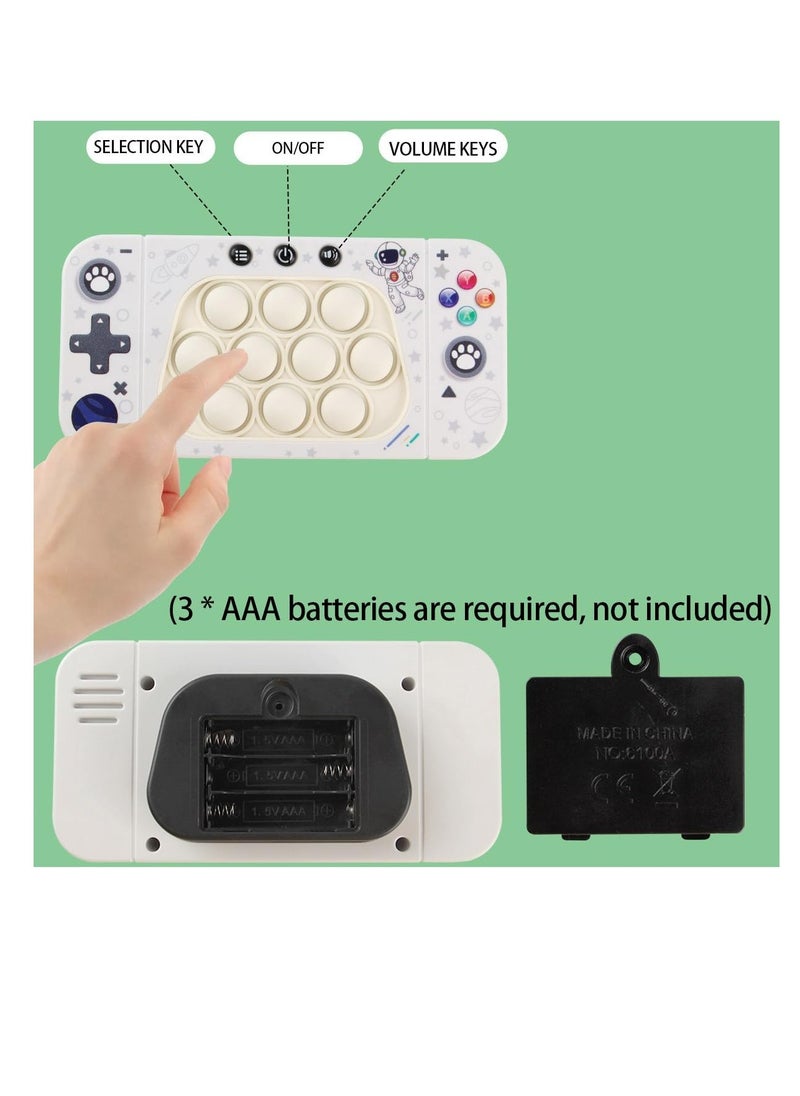 Excefore - Quick Push Game Console, Bubble Stress Puzzle Pop Light Up Game, Fidget Travel Games, Exercises Reaction Ability, Improves Concentration, Gift Idea for Kids & Teens Boys & Girls - Image 1