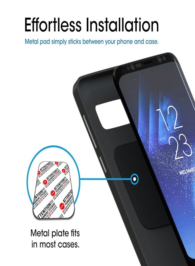 TechMatte MagGrip Universal Magnetic CD Slot Mini Car Mount, Case Friendly CD Slot Phone Holder Compatible with All Smartphone (1 Pack) - Image 4