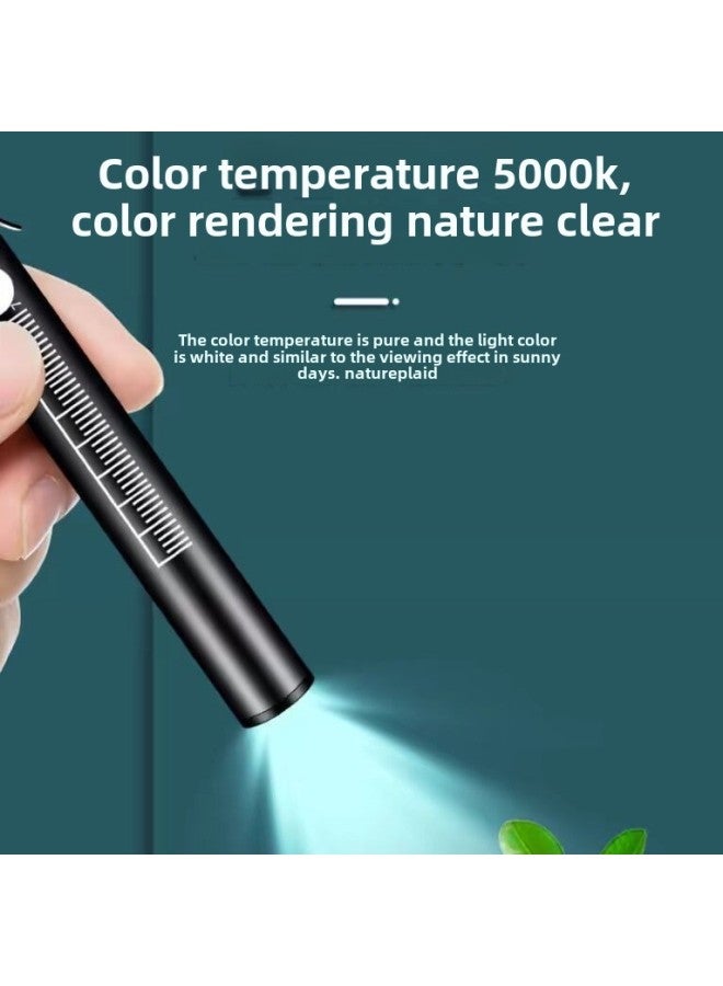 Pupil Pen Doctor Special Nurse Children Morning Examination Usb Charging Ophthalmology Otolaryngology Oral Small Medical Flashlight-Color:black Double Lamp  - Image 3