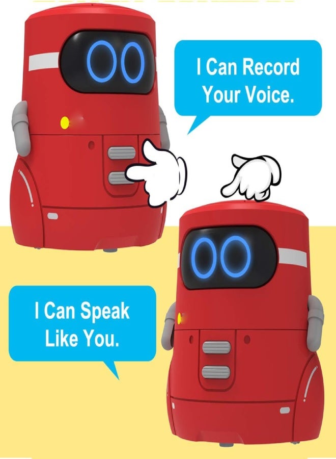 ارواق لعبة روبوت آر سي الذكية التي تعمل باللمس، لعبة إلكترونية تفاعلية روبوتية وظيفية مع موسيقى الرقص والمشي للأطفال - Image 3