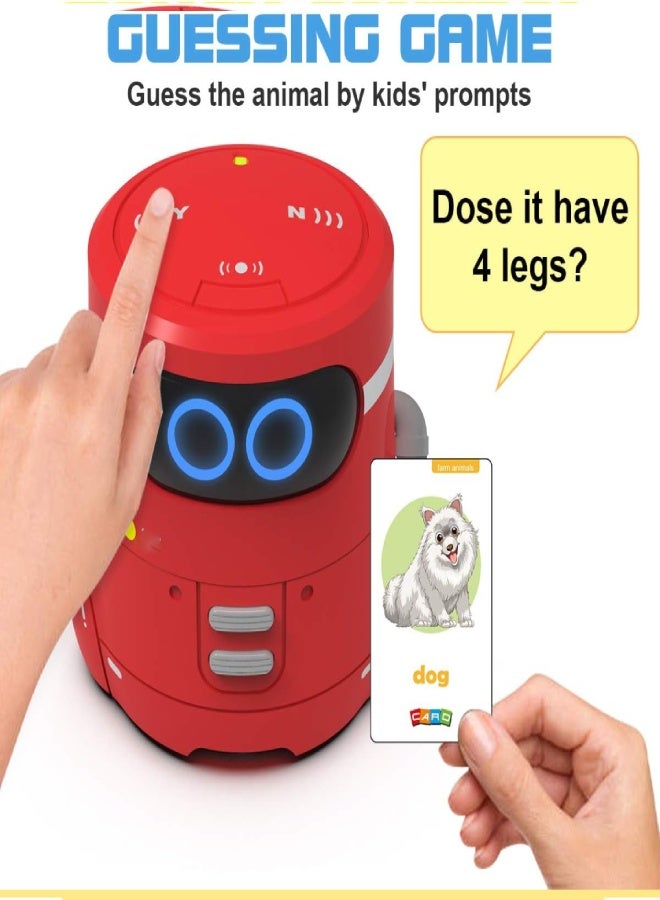 ارواق لعبة روبوت آر سي الذكية التي تعمل باللمس، لعبة إلكترونية تفاعلية روبوتية وظيفية مع موسيقى الرقص والمشي للأطفال - Image 4
