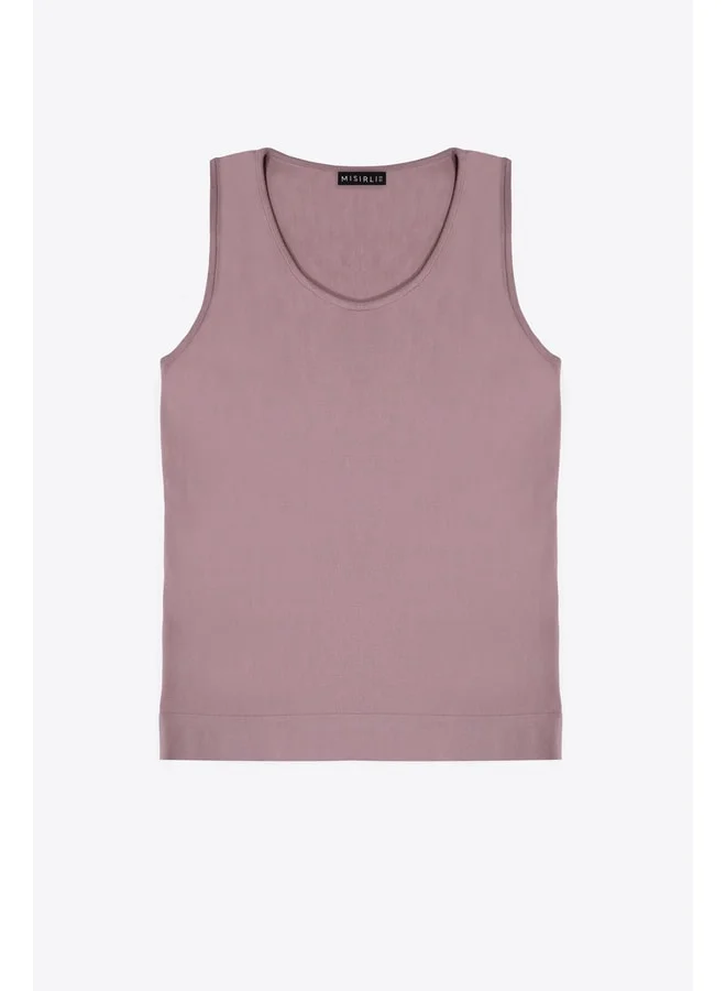 Mısırlı 1951 Rose Pink Thick‑Strap Knit Women's Tank Top.