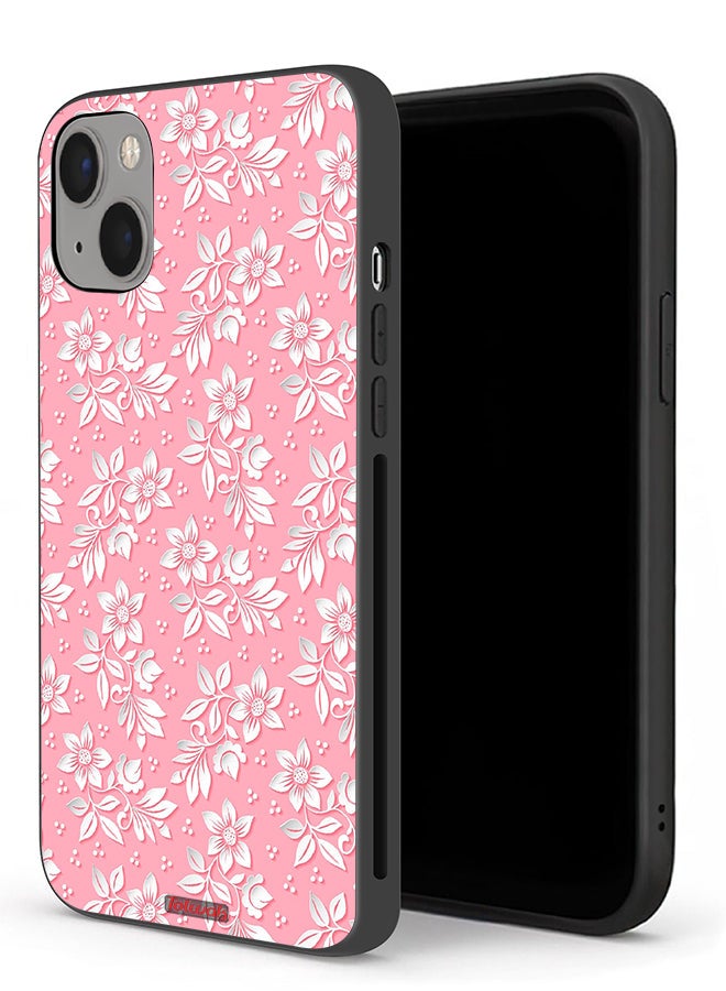 Tolwak Apple iPhone 13 mini Protective Case Flowers Background Pattern - Image 1