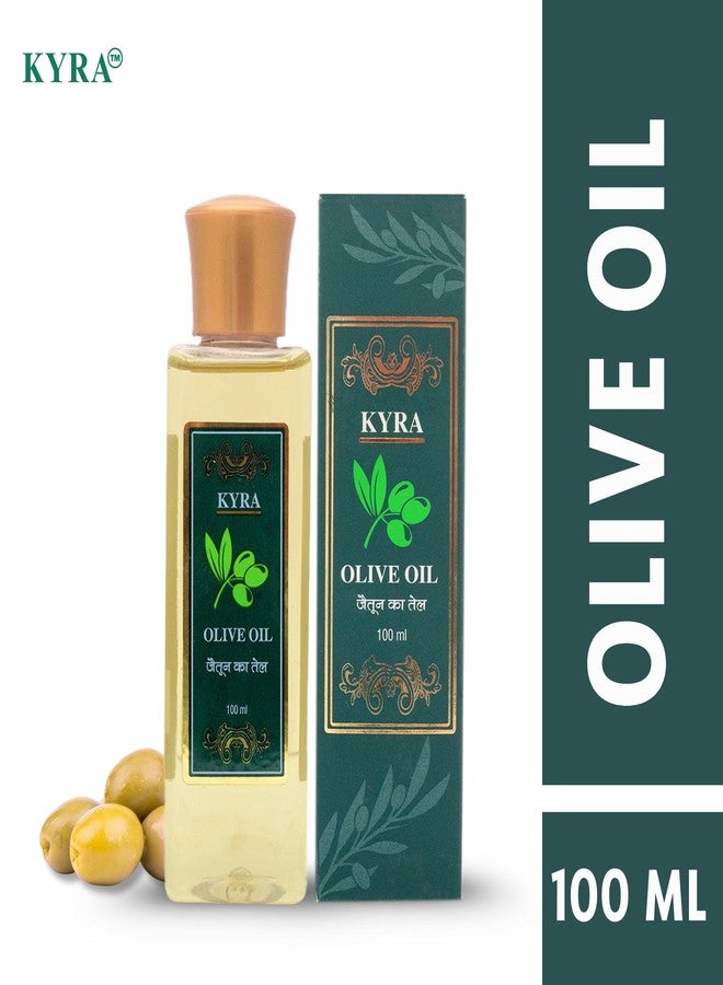 Kyra Olive Oil (100 ml) | Cold Pressed & Extra Virgin Olive Oil for Hair Growth & Skin | Nourishing Oil for Dry Skin, Body Massage, Stretch Marks, Anti-Aging, Moisturizing & Daily Skin & Hair Care - Image 5