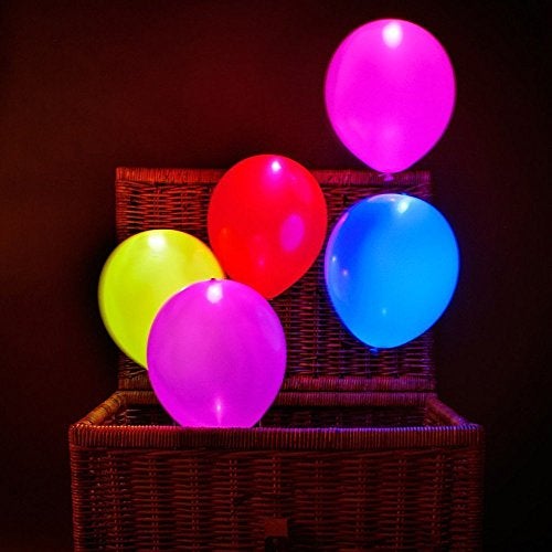 Skylofts Set of 25 LED Balloons for Party Balloons for Birthday Balloons for Decoration Party Props (Plain Balloons) - Image 3