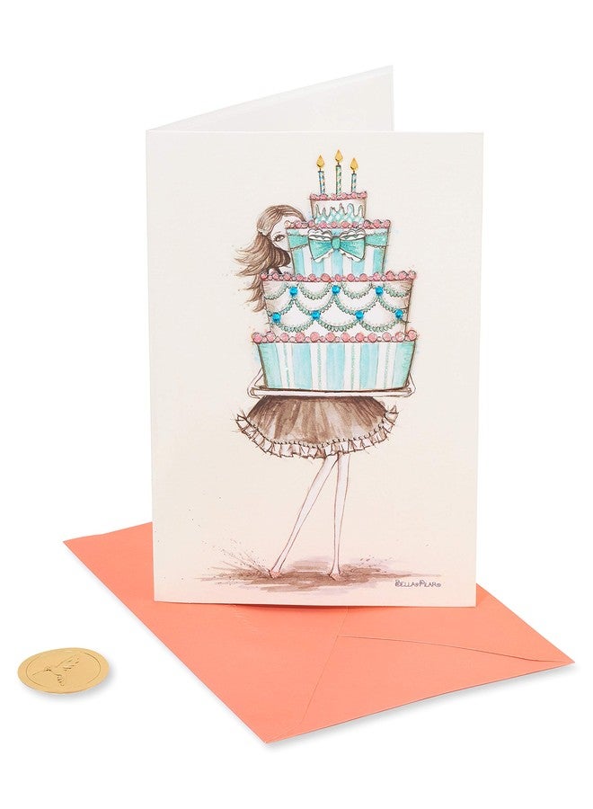 Papyrus Birthday Card for Her - Designed by Bella Pilar (Celebration That Shines) - Image 4