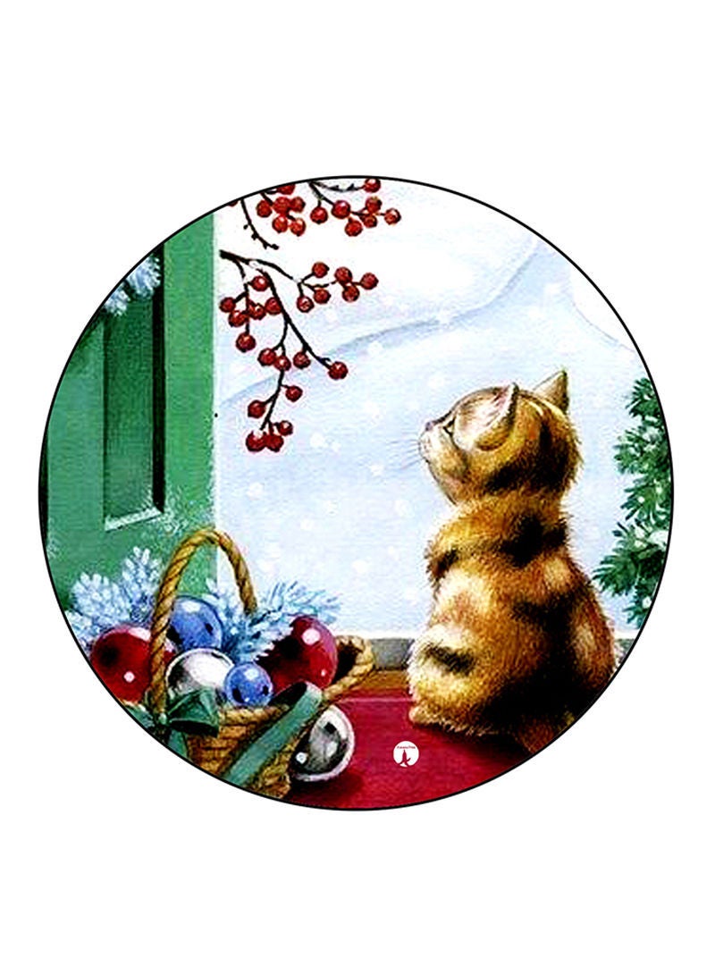 RKN Cat Printed Fridge Magnet Multicolour - Image 1