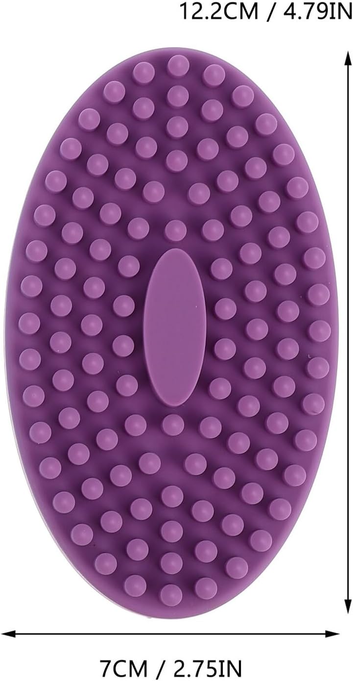 2pcs Silicone Body Brush Dual-Sided Soft Bath Shower Scrubber for Gentle Exfoliating and Massage, Silicone, Suitable for Sensitive Skin and Bathing - Image 2