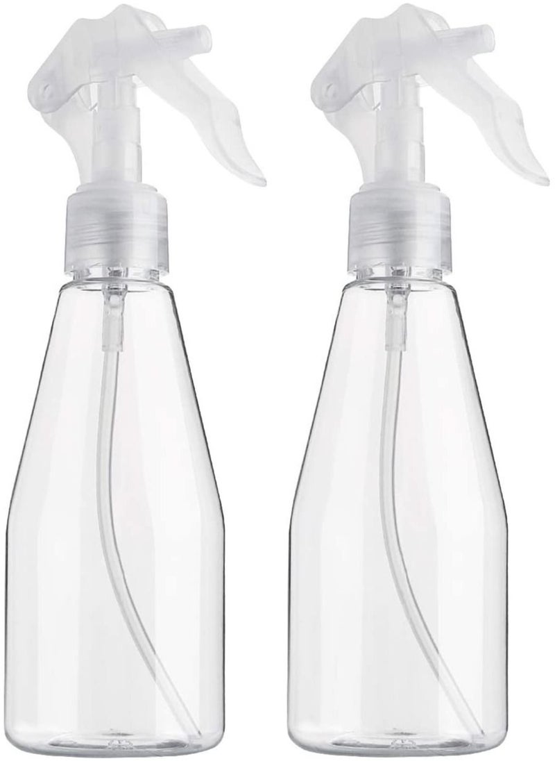 HomarKet - 2 Pack Empty Clear Spray Bottle Plant Mister Spray Bottle Leak Proof Plastic Refillable Trigger Spray Bottles for Cleaning Solutions, Hair Care, Essential Oils - Image 1