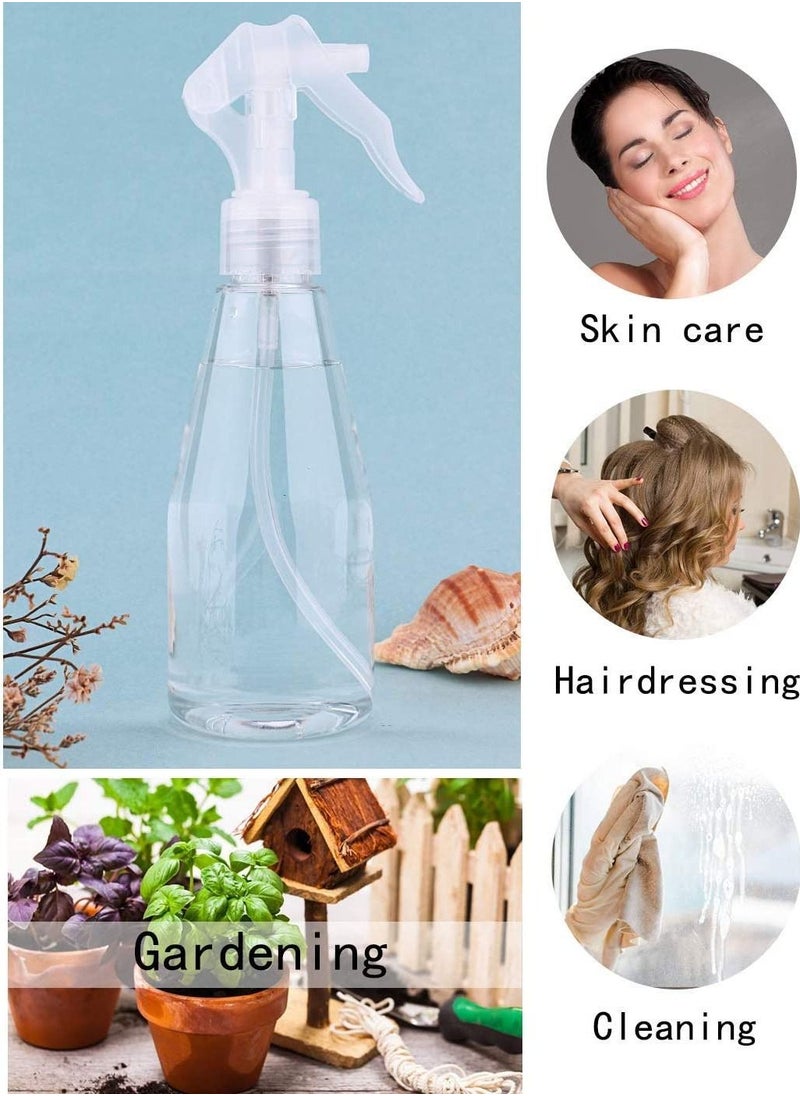 HomarKet - 2 Pack Empty Clear Spray Bottle Plant Mister Spray Bottle Leak Proof Plastic Refillable Trigger Spray Bottles for Cleaning Solutions, Hair Care, Essential Oils - Image 1