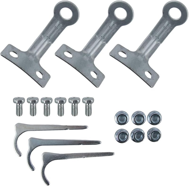 أجزاء استبدال قاعدة سخان الفناء المقاومة للرياح مع مسامير وأظافر لمنع الانقلاب - Image 2