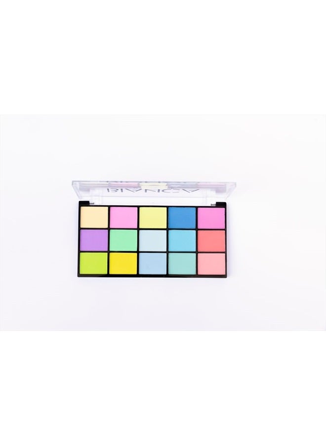 BIANCA MAKEUP 15 Colors Eyeshadow Palette | Versatile Range for Unlimited Eye Looks. (Pastel) - Image 3