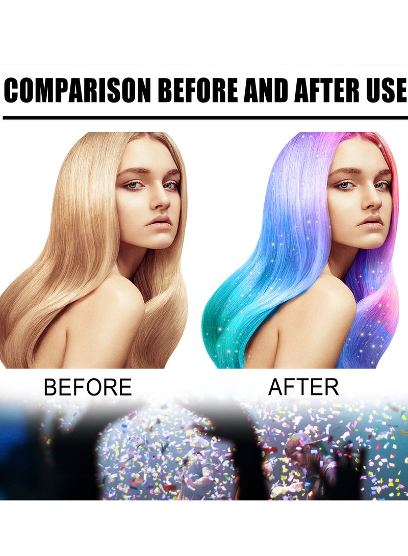 EELHOE Suitable for one-time Party Hair Dyeing,Fast Coloring Without Damaging the hair - Image 4