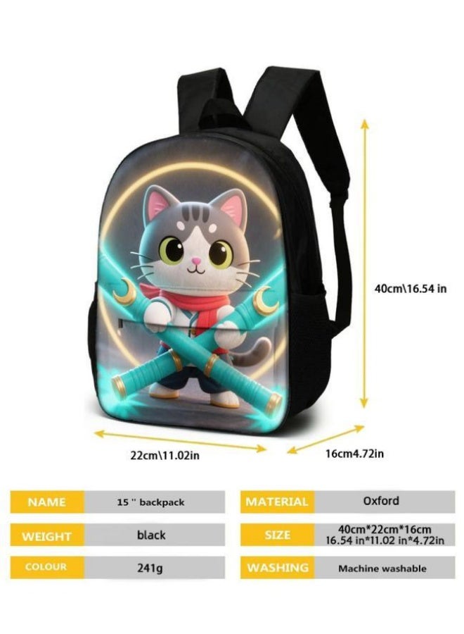 Bright Li Fire Unlock the new fashion of childish fun! Three-piece set of bags, cartoon elements for children and teenagers (students, children, friends' outings, mountain climbing, schooling, etc. can be used) - 63  - Image 5