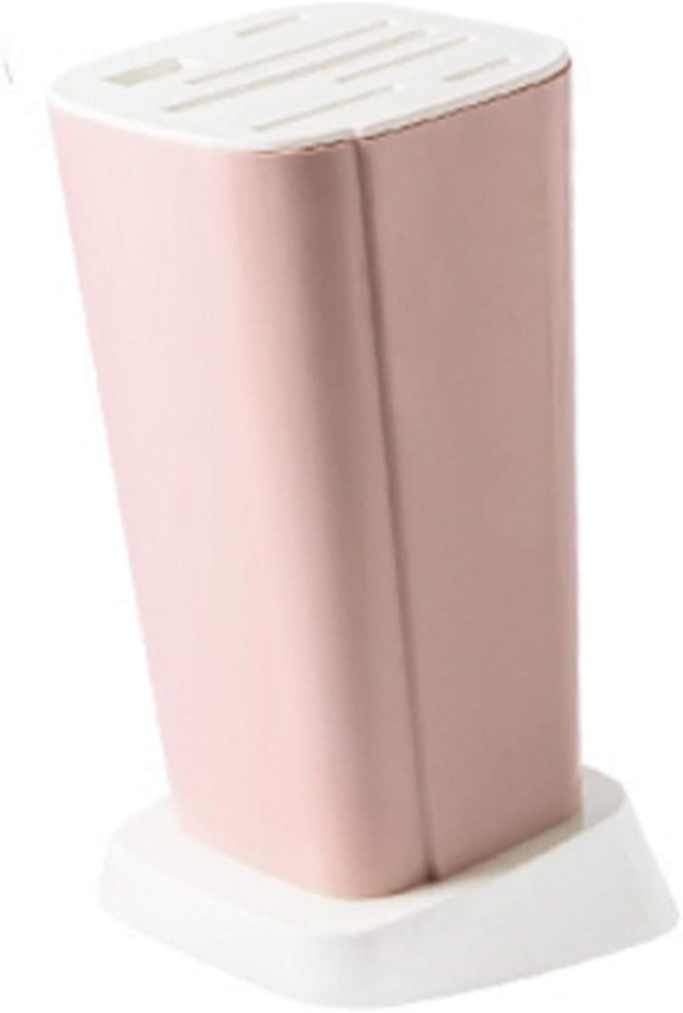 Home Tableware Block 7 Different Slot Multifunction Plastic Stand Holder for Knives Kitchen Accessories(E) - Image 1