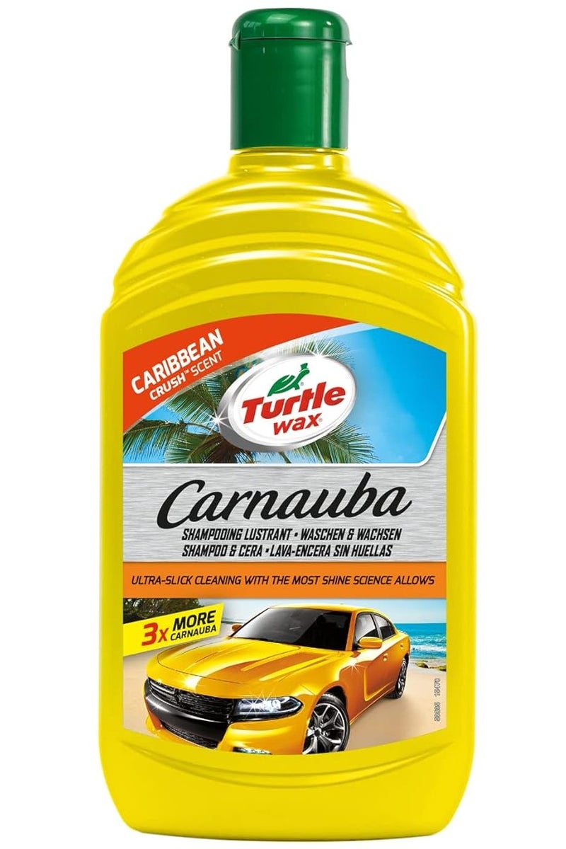 Turtle Wax Carnauba Wash and Wax Car Shampoo - 500 ML - Image 1