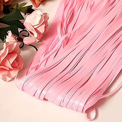 flavouredlove Pastel Color Foil Fringe Curtain(s) 3x6 Feet Each for Birthday, Anniversaries, Graduation, Retirement, Baby Shower Decoration (Pack of 2, Pastel Pink) - Image 2