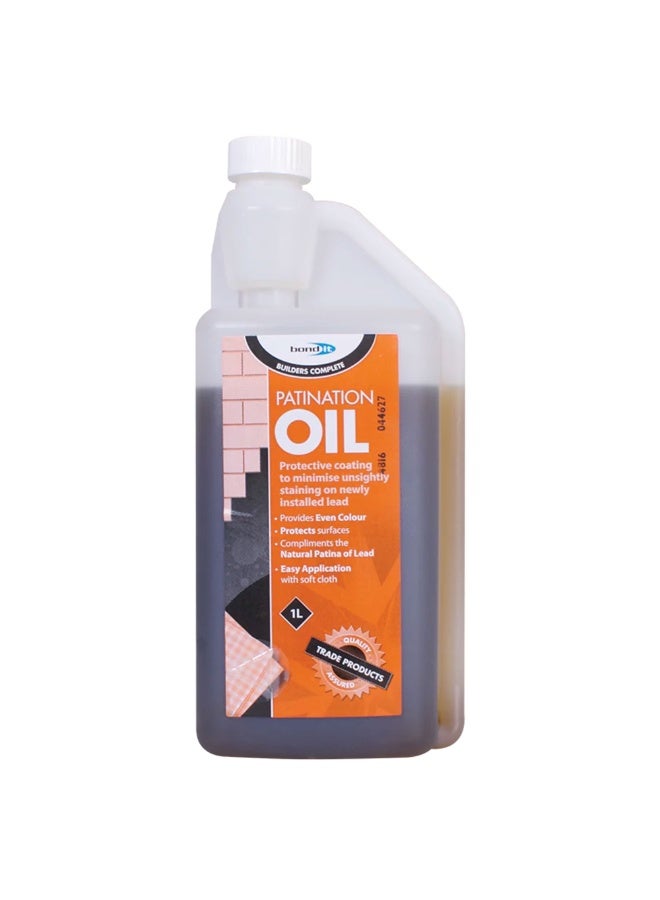 Bond It Patination Oil – Solvent-Based Protective Coating for Lead Sheet & Flashings – Even Colour, Stain Prevention & Surface Protection – New & Restored Leadwork Treatment - Image 4