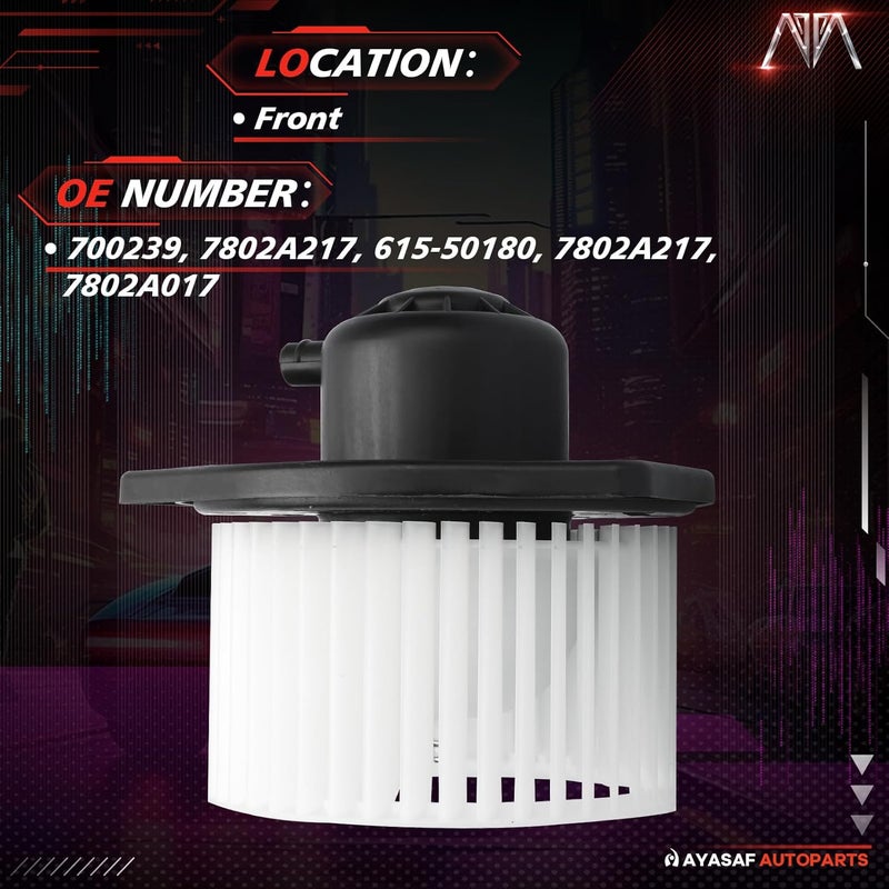 MAYASAF 700239 HVAC Blower Motor Assembly for Mitsubishi Lancer, Outlander, and Outlander Sport - Image 2