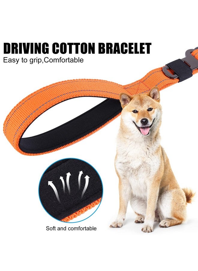 SLGOL SLGOL Emergency Auto Unlock Dog Leash Heavy Duty, with Car Seatbelt, 4-5FT Heavy Duty Elastic Bungee, Shock Absorbing with Comfortable Padded Handle and Traffic Handle Suitable for Training (Black)  - Image 5