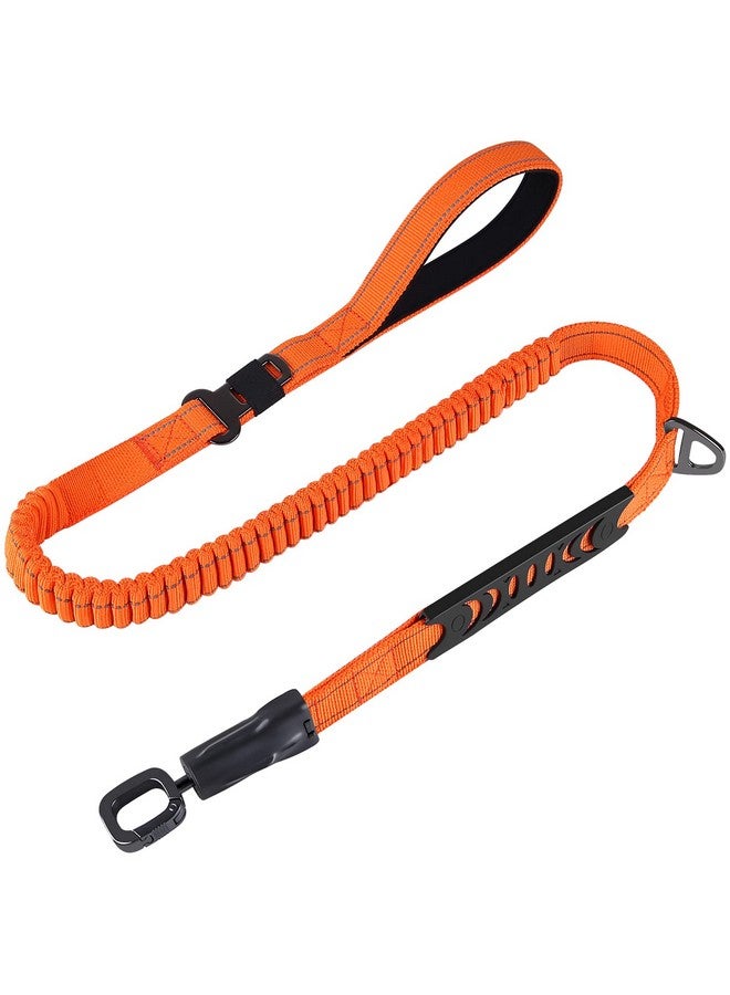 SLGOL SLGOL Emergency Auto Unlock Dog Leash Heavy Duty, with Car Seatbelt, 4-5FT Heavy Duty Elastic Bungee, Shock Absorbing with Comfortable Padded Handle and Traffic Handle Suitable for Training (Black)  - Image 1
