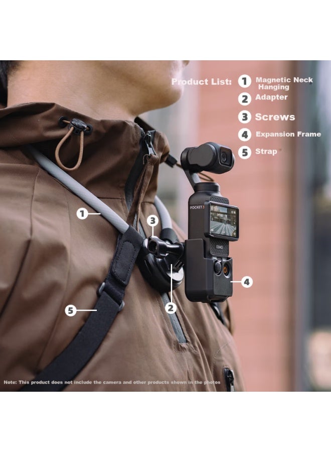 Surewo Neck Strap Mount For Dji Osmo Pocket 3 - Image 1