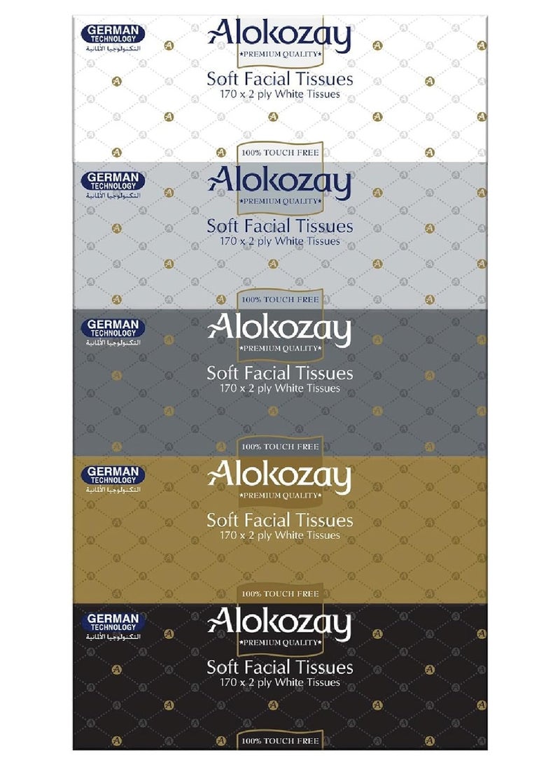 Alokozay ALOKOZAY SOFT FACIAL TISSUE 170 X 2 PLY WHOLESALE 30 BOXES CARTON  - Image 2