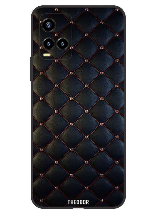 Theodor Protective Case Cover For VIVO Y33S  Stappers On Black Cloth Pattern - Image 1