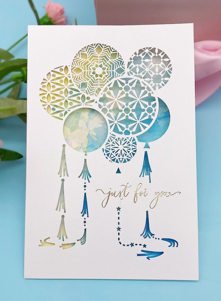 5-Piece 3D Pop Up Greeting Cards, Anniversary  Birthday Gift Card Holiday Greeting Cards with Envelope Decoration Cards for Her Mum Wife and Lovers，Gift Card，Birthday Card，Greeting Card - Image 3