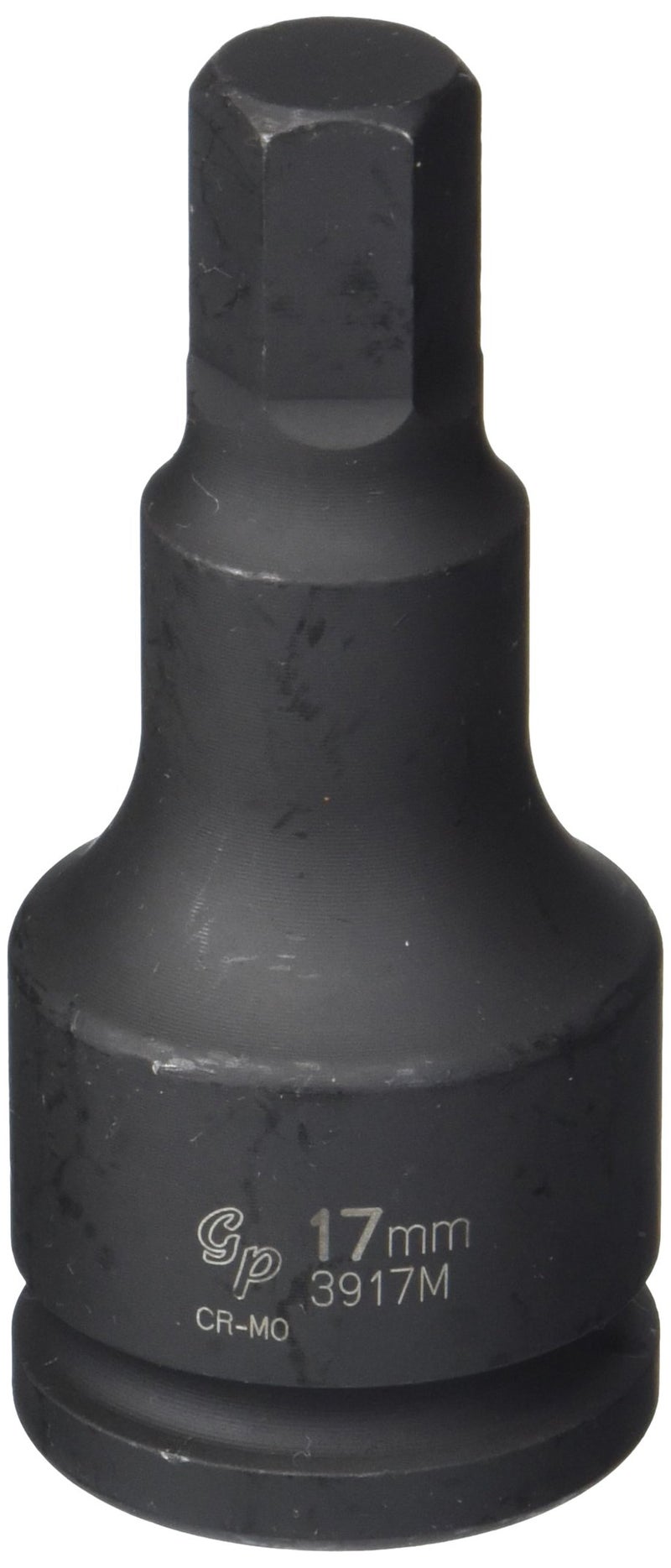 Grey Pneumatic 3917M 34 Drive x 17mm Hex Driver Socket
