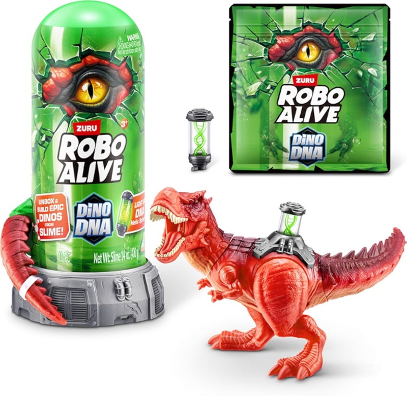ROBO ALIVE ZURU Dino DNA Illuminated DNA Helix Spine (T-Rex)