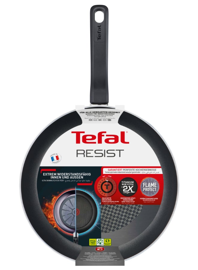 تيفال TEFAL مقلاة | G6 Resist Intense 20 سم مقلاة غير لاصقة مع Thermo Spot | خمري | ضمان لمدة سنتين | D5220283 أسود/ أحمر - Image 3